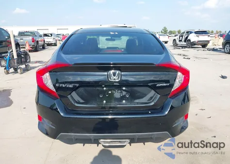 2021 Honda Civic Sport из США, поврежденный, VIN 2HGFC2F84MH536205